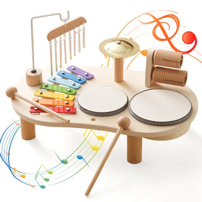 Creative Wooden Toy Music Station – MelodyMaker-State of Style