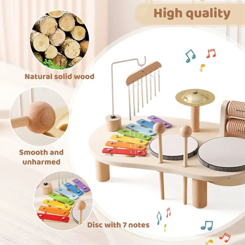 Creative Wooden Toy Music Station – MelodyMaker-State of Style