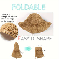 Crochet Boho Straw Hat for Summer Travels – Elouan-Beige-State of Style
