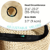 Crochet Boho Straw Hat for Summer Travels – Elouan-Beige-State of Style