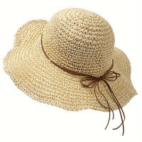 Crochet Boho Straw Hat for Summer Travels – Elouan-Beige-State of Style