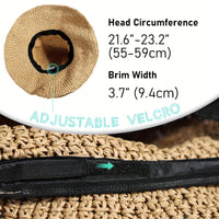 Crochet Boho Straw Hat for Summer Travels – Elouan-Beige-State of Style