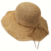 Crochet Boho Straw Hat for Summer Travels – Elouan-Khaki-State of Style