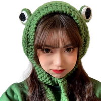 Crocheted Frog Ear-Warming Headband - FrogHeat-State of Style