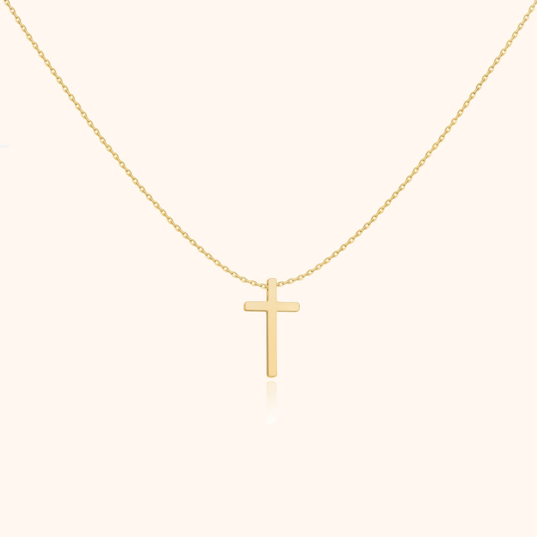 Cross Pendant Chain - Isabella-Gold-State of Style