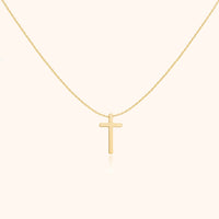 Cross Pendant Chain - Isabella-Gold-State of Style