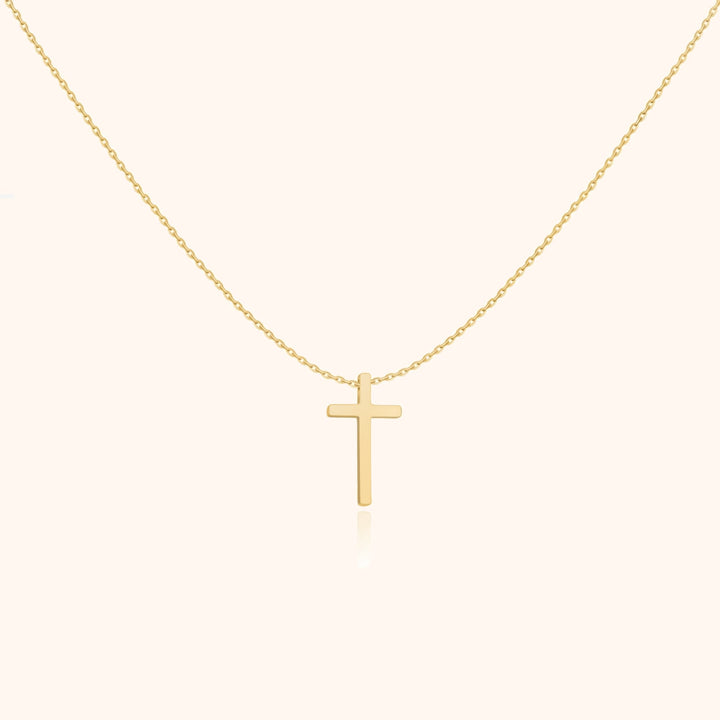 Cross Pendant Chain - Isabella-Gold-State of Style