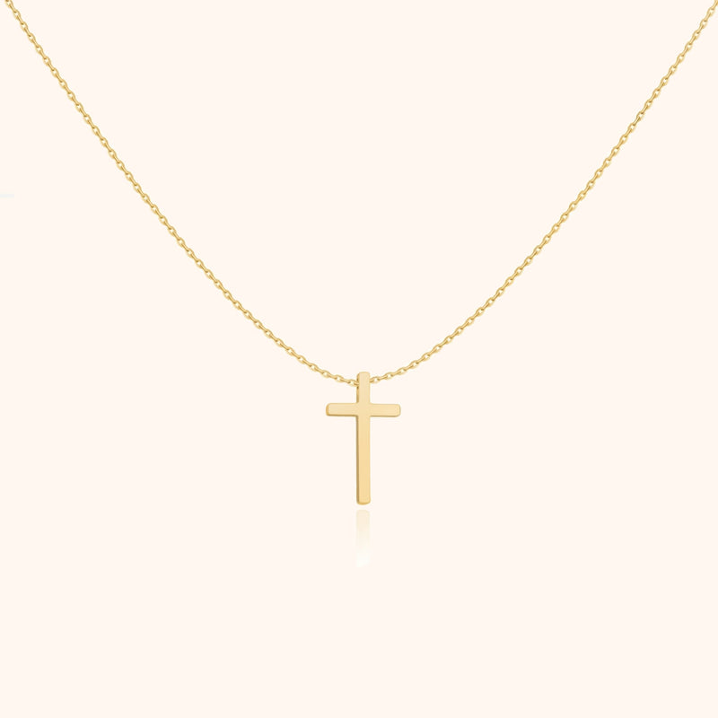 Cross Pendant Chain - Isabella-Gold-State of Style
