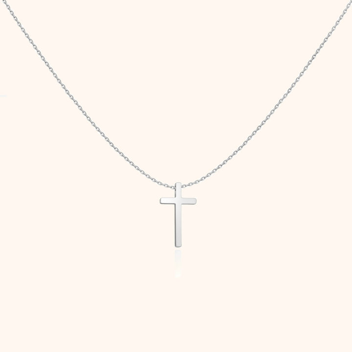 Cross Pendant Chain - Isabella-Silver-State of Style