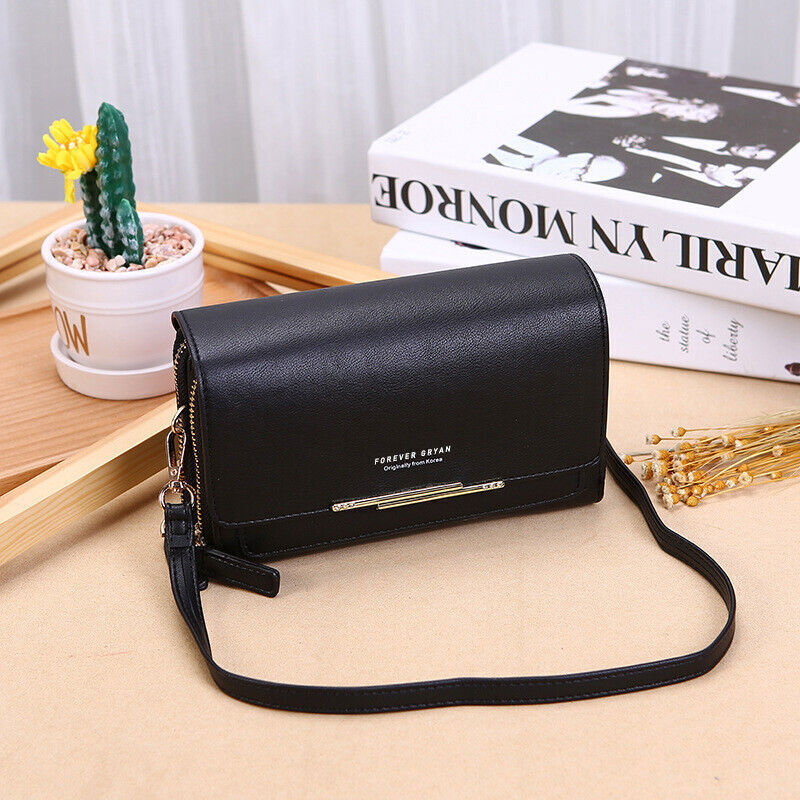 Crossbody Bag Made of Leather-Black-1-State of Style