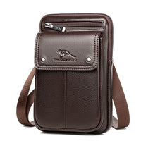 Men’s PU Leather Crossbody Bag