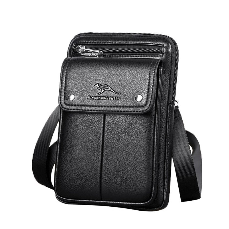Men’s PU Leather Crossbody Bag