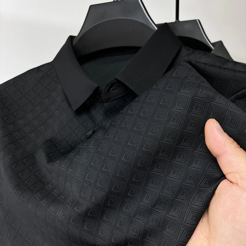 Crosshatch Craft Polo Shirt | Stylish & Comfortable Polo-Black-Triple extra large-State of Style