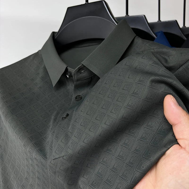 Crosshatch Craft Polo Shirt | Stylish & Comfortable Polo-Charcoal Gray-Triple extra large-State of Style