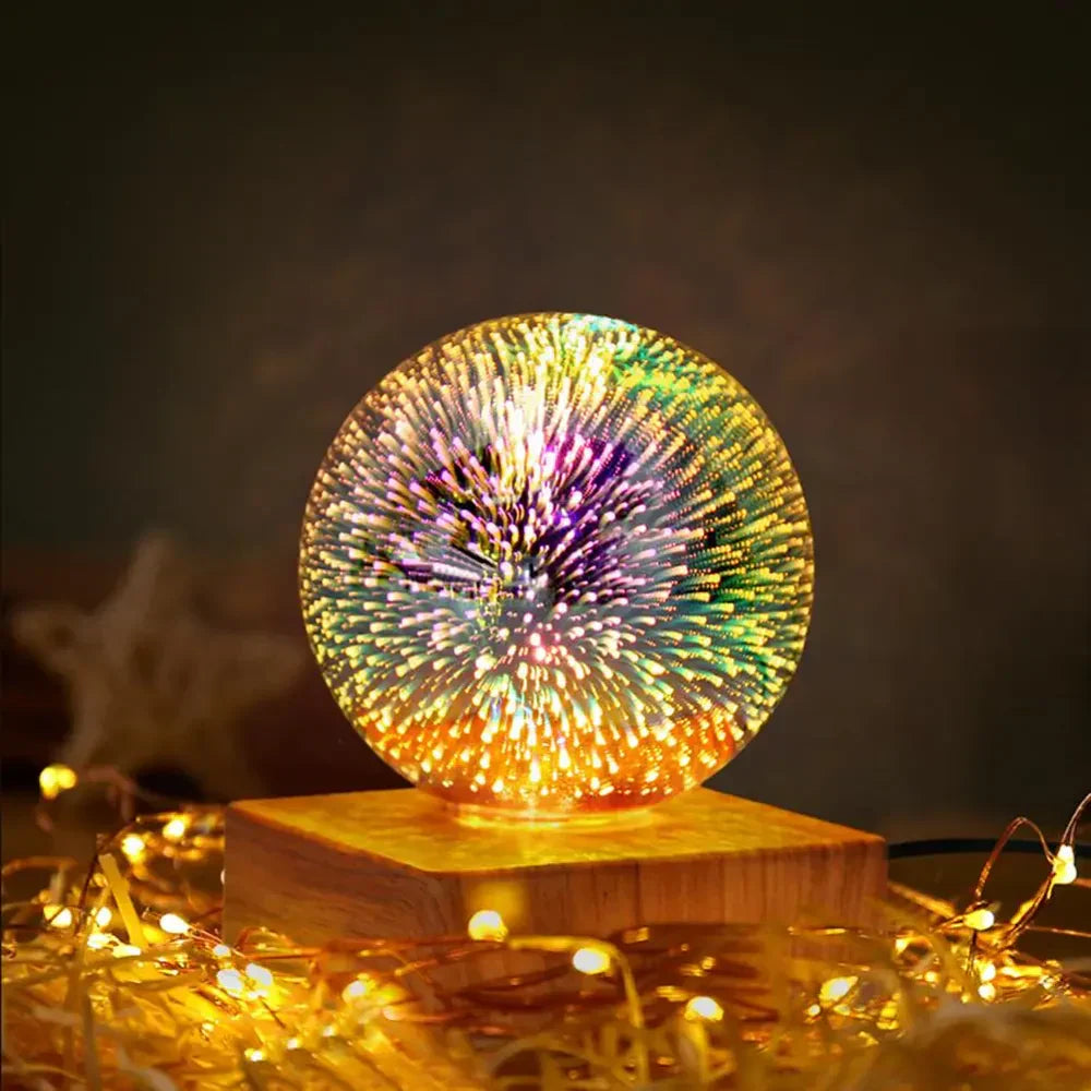 Crystal Ball Lamp with 3D Firework Effect - StarburstGlow-Starry Sky-State of Style