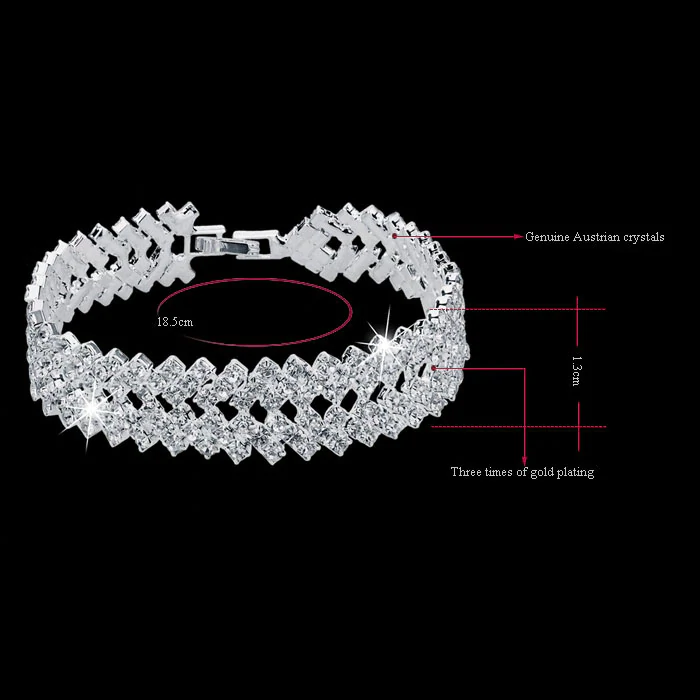 Crystal Charm Bracelet | Elegant Women's Jewellery-State of Style