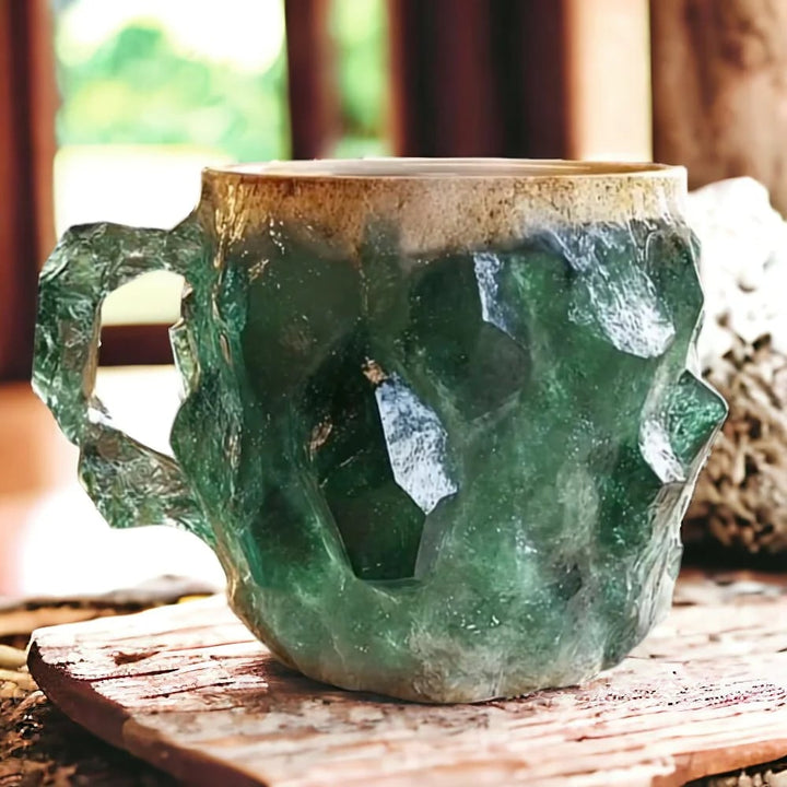 Crystal Coffee Mug – CrystalBrew-Green-State of Style