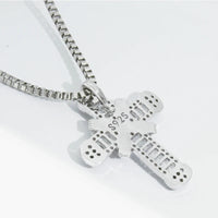 Crystal Cross Charm Necklace | Elegant Jewellery-Mary-Gold-State of Style