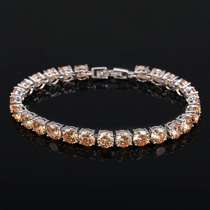 Crystal Heart Tennis Bracelet | Sparkling Accessory-Sparkling Wine-State of Style
