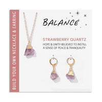 Crystal Jewellery Set Necklace and Earrings - Elara-Clear Crystal-State of Style