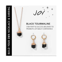 Crystal Jewellery Set Necklace and Earrings - Elara-Clear Crystal-State of Style