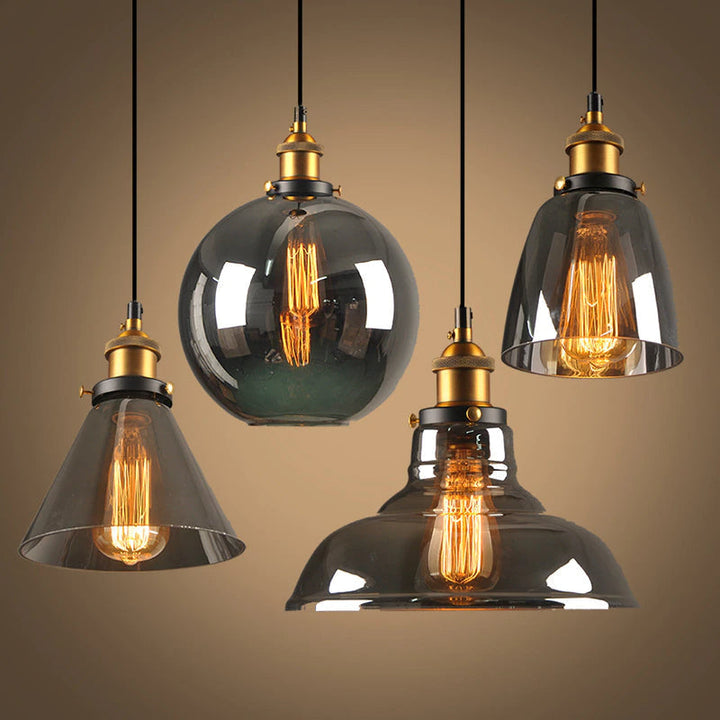Crystal Luxury Pendant Light - Vincent-Amber 1-State of Style