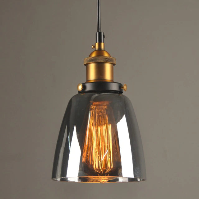 Crystal Luxury Pendant Light - Vincent-Smoke Grey 1-State of Style