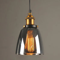 Crystal Luxury Pendant Light - Vincent-Smoke Grey 1-State of Style