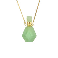 Crystal Perfume Bottle Necklace – Iris-Peridot-State of Style