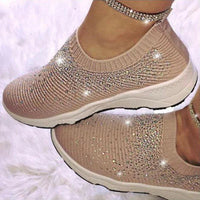 Crystal Shoes - GlamStep-BROWN-3.5-State of Style