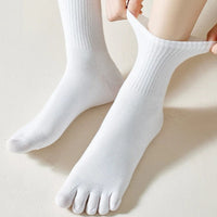 Crystal Traditional Socks – 5-Pack Cotton Toe Socks with Antibacterial Effect-1-State of Style