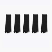 Crystal Traditional Socks – 5-Pack Cotton Toe Socks with Antibacterial Effect-1-State of Style