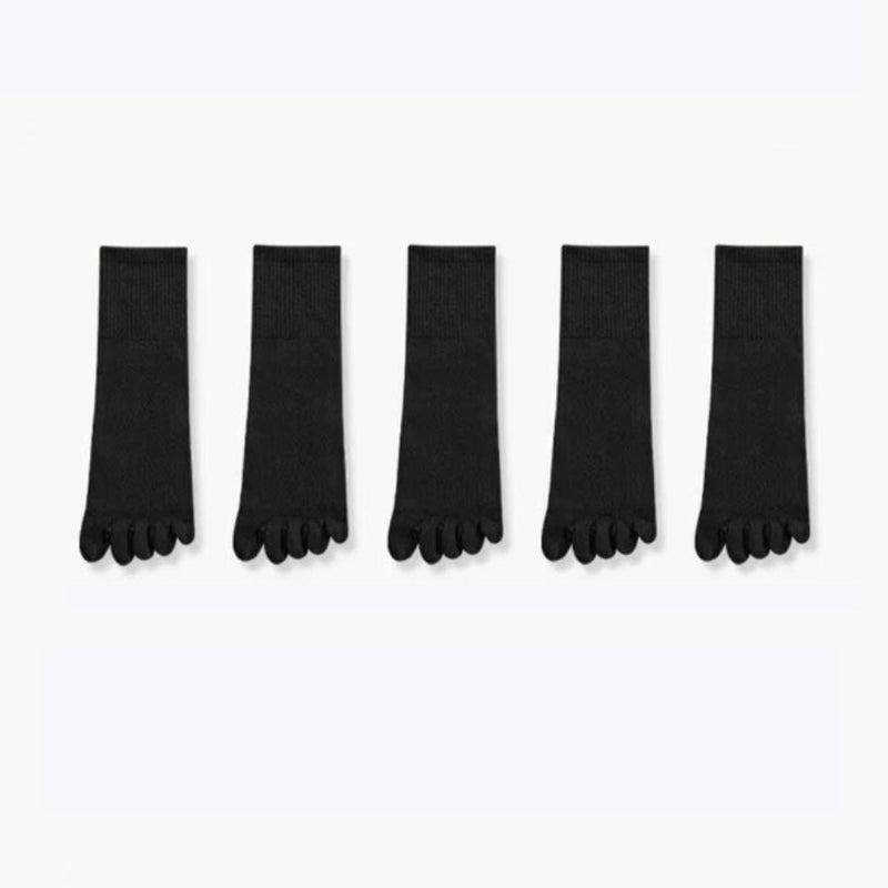 Crystal Traditional Socks – 5-Pack Cotton Toe Socks with Antibacterial Effect-1-State of Style