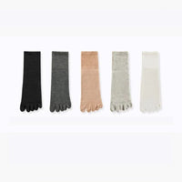 Crystal Traditional Socks – 5-Pack Cotton Toe Socks with Antibacterial Effect-9-State of Style