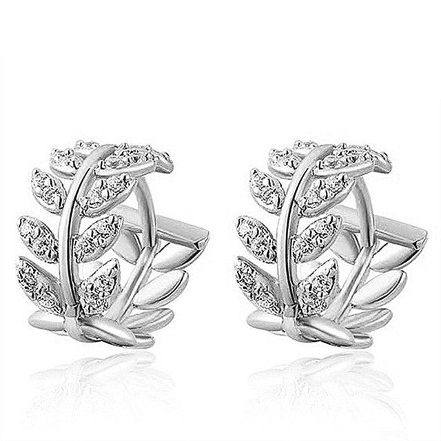 Crystallised Sparkle Earrings – Elegant and Lightweight-Crystallised Gold-State of Style