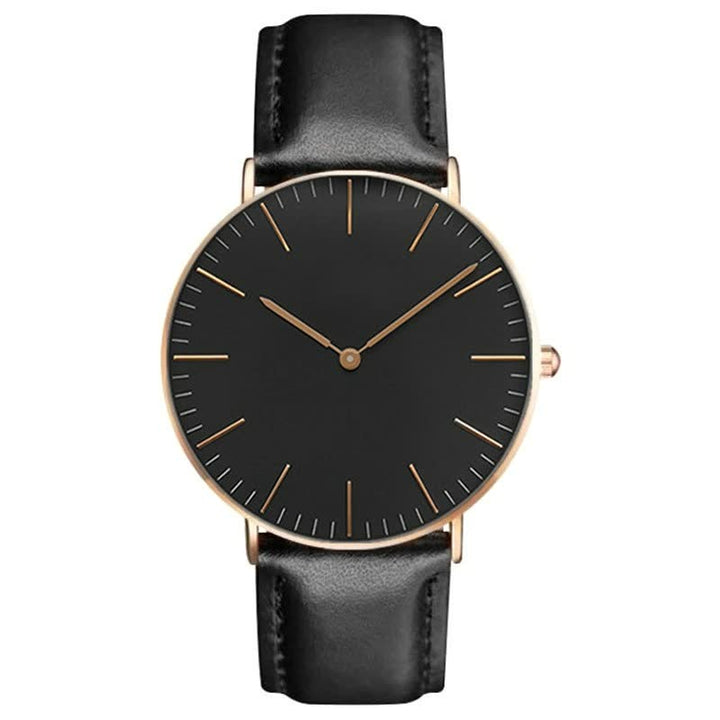CrystalWatch | Women's Elegant Timepiece-Black Rose Gold-State of Style