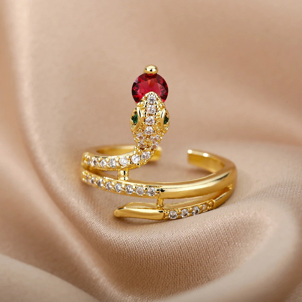 Elegant Snake Ring for Women | Statement Jewellery