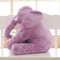 Cuddlephant Plush Elephant Cushion-Purple-40 cm-State of Style