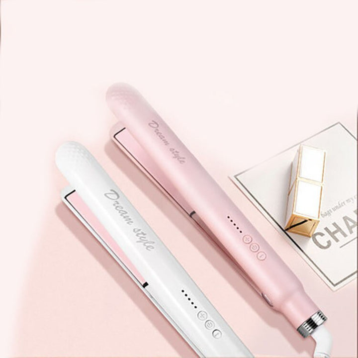 Curling Iron & Straightener in One | Versatile | Fast | Adjustable-White-State of Style