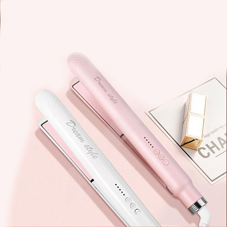 Curling Iron & Straightener in One | Versatile | Fast | Adjustable-White-State of Style