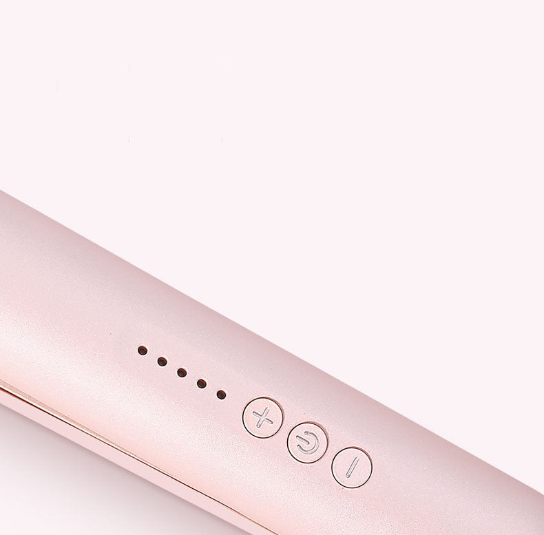 Curling Iron & Straightener in One | Versatile | Fast | Adjustable-White-State of Style