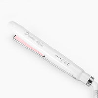 Curling Iron & Straightener in One | Versatile | Fast | Adjustable-White-State of Style