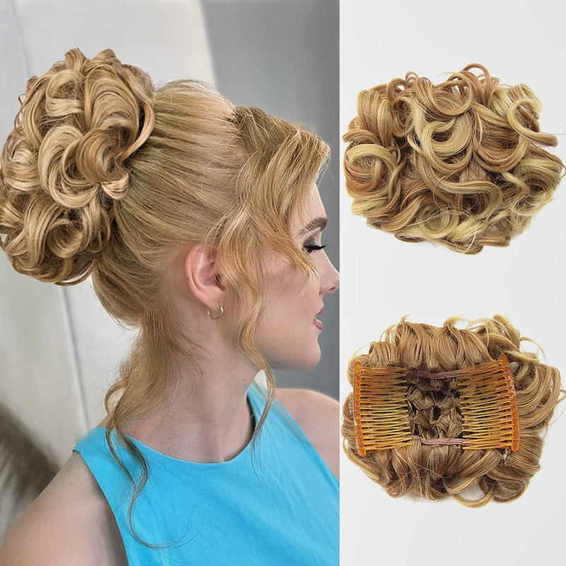 Curly Knot Hair Extension – FluffyFix-01#-State of Style