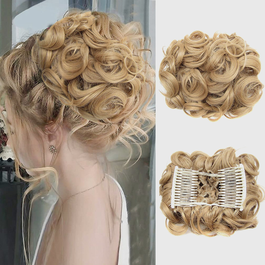 Curly Knot Hair Extension – FluffyFix-12#-State of Style