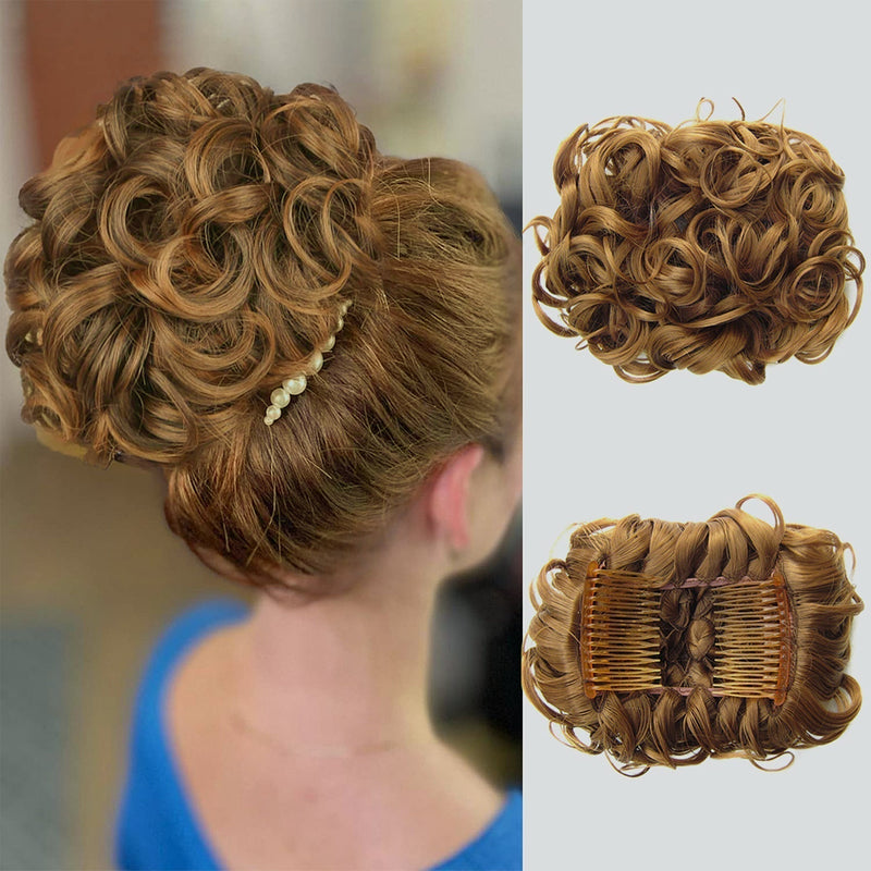 Curly Knot Hair Extension – FluffyFix-16#-State of Style