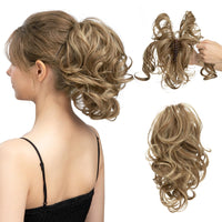 Curly Ponytail Hair Extension – Mira-Light brown-State of Style