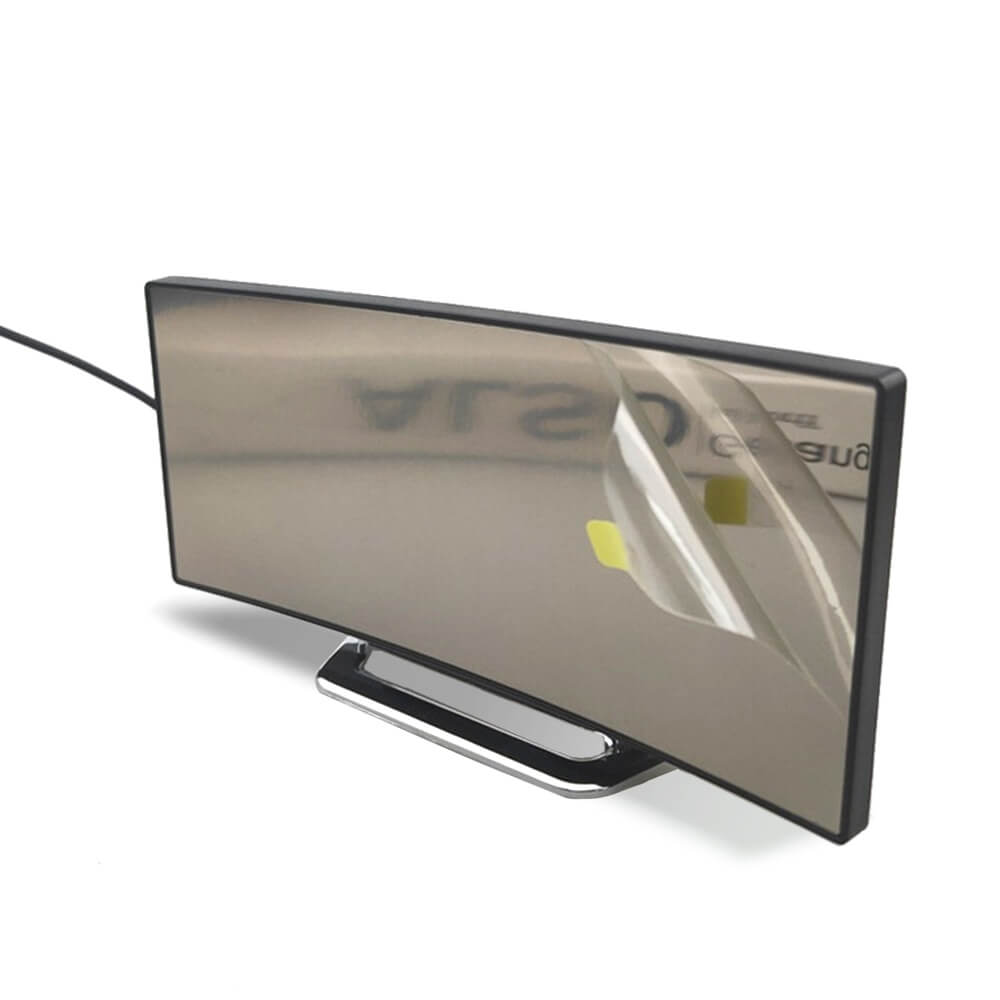 Curved LED Digital Alarm Clock with Modern Design - LumiCurve-Red-State of Style