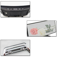 Curved LED Digital Alarm Clock with Modern Design - LumiCurve-Red-State of Style