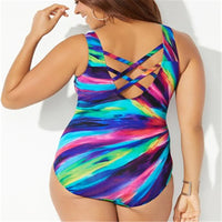 Curvy Embrace Plus-Size One-Piece Swimsuit-Fire-2XL-State of Style