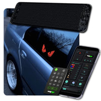 Customisable LED Car Display - GlowSign-16x32 LEDs -7 cm × 17 cm-State of Style